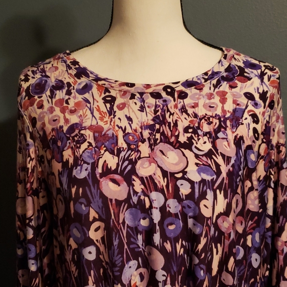 LOGO BY LORI GOLDSTEIN TUNIC TOP - Picture 2 of 5